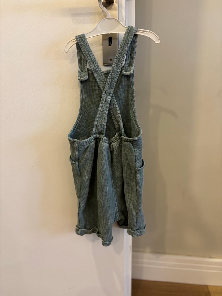 Gri Batik Desenli Erkek Çocuk Salopet - Görsel 2