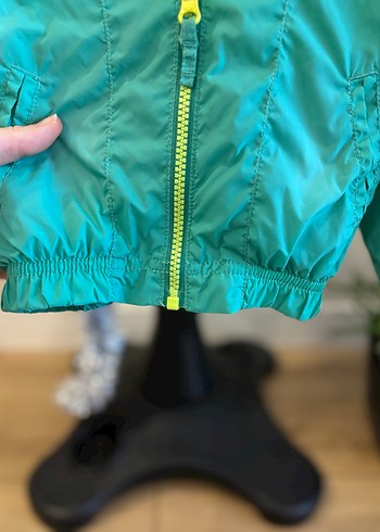 Yeşil Erkek Çocuk Fermuarlı Yağmurluk-LCW - Görsel 5