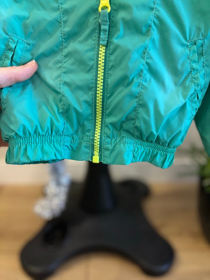 Yeşil Erkek Çocuk Fermuarlı Yağmurluk-LCW - Görsel 5