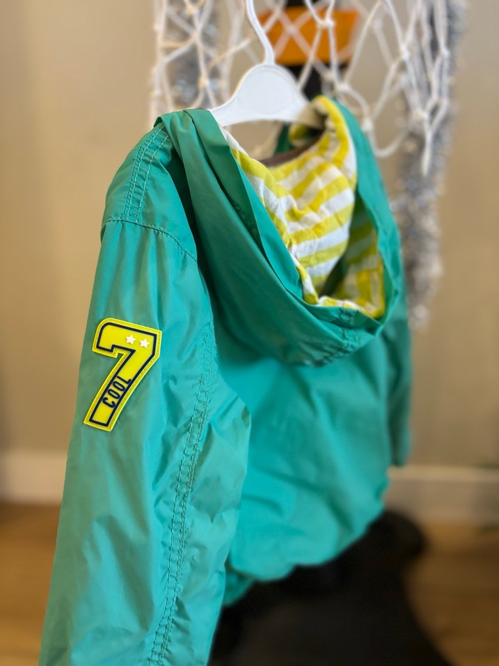 Yeşil Erkek Çocuk Fermuarlı Yağmurluk-LCW - Görsel 4