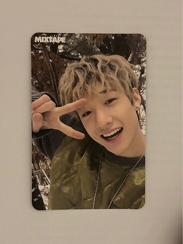 stray kids bang chan mixtape photocard