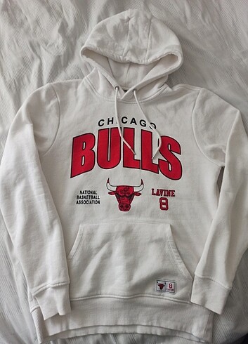 Kapşonlu Sweatshirt ChicagoBulls M Beden 