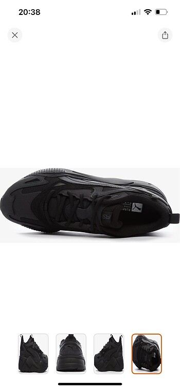 38 Beden siyah Renk Puma RSX Efekt