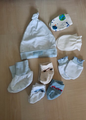 Pembe Baskılı unisex Bebek Kıyafet Seti - Görsel 2