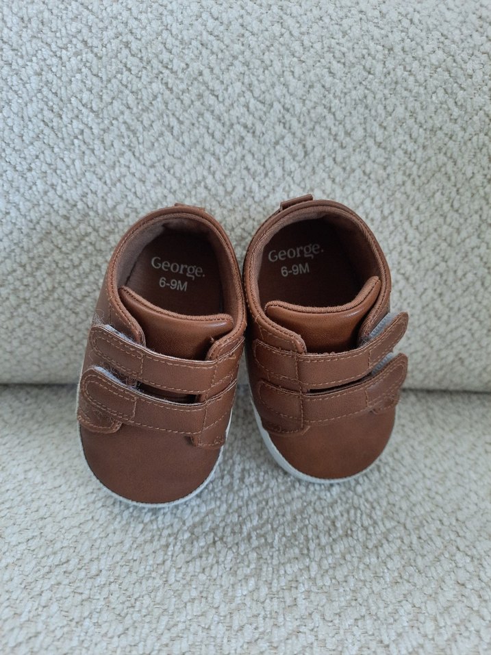 Kahverengi Erkek Bebek İlk Adım Ayakkabısı - Görsel 2