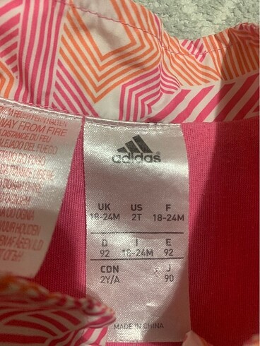 18-24 Ay Beden Adidas eşofman takım