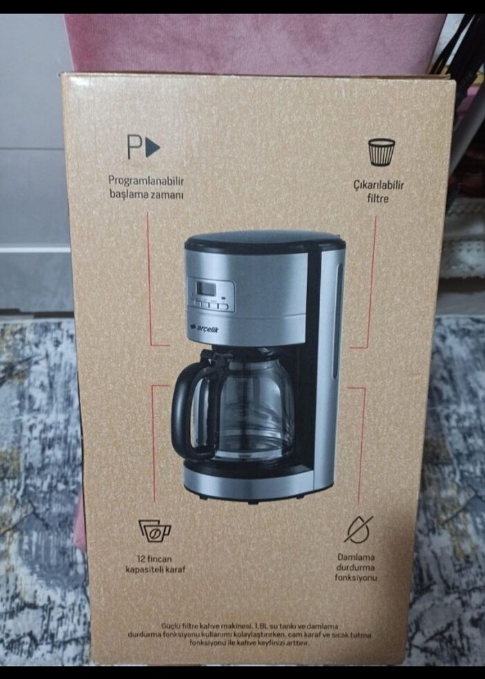 Arcelik filtre kahve makinasi  - Görsel 2