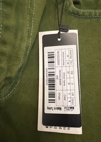 Kadın Haki Normal Boy  Pantolon - Görsel 4