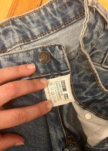 Gri Midi Boy Denim Kadın Jean - Görsel 3