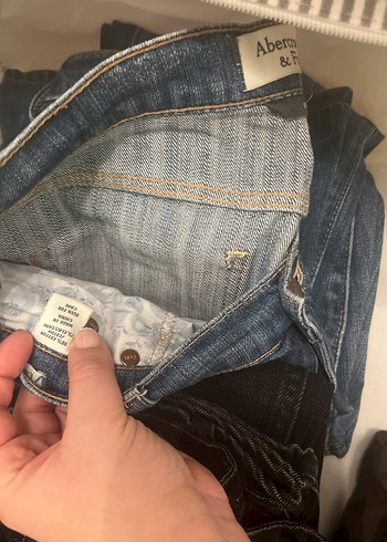 Gri Mavi Kadın Denim Pantolon - Görsel 4