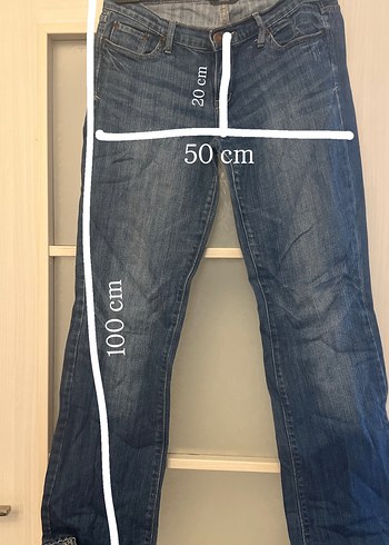 Gri Mavi Kadın Denim Pantolon - Görsel 2