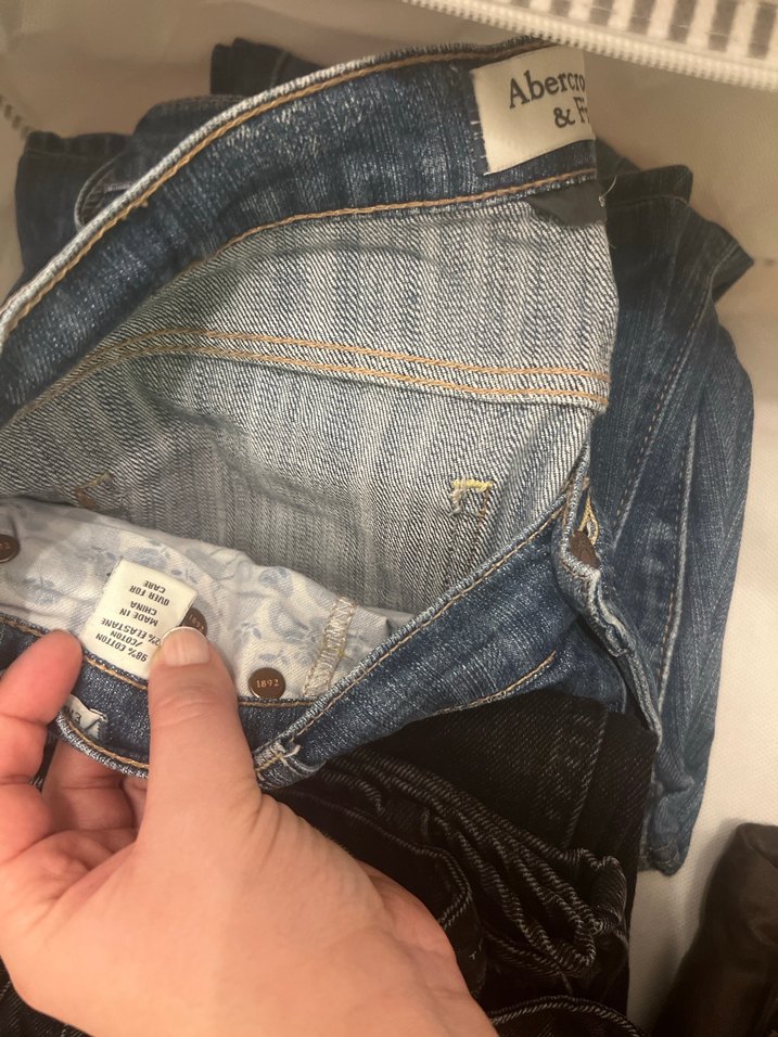 Gri Mavi Kadın Denim Pantolon - Görsel 4