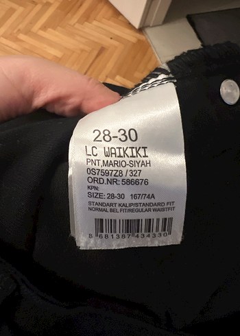 Siyah Kadın Normal Boy Denim Pantolon - Görsel 5