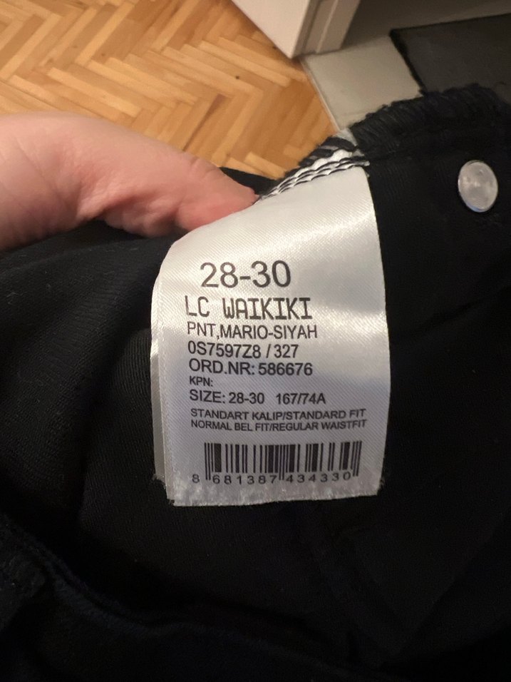 Siyah Kadın Normal Boy Denim Pantolon - Görsel 5