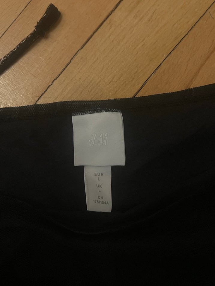 Siyah Tül Katlı  Midi Elbise - Görsel 4