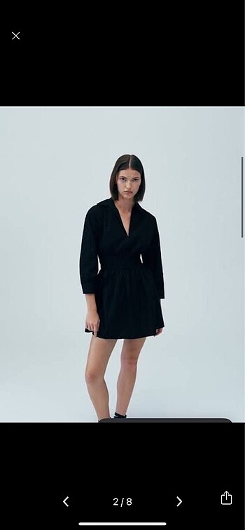 Zara Zara siyah elbise