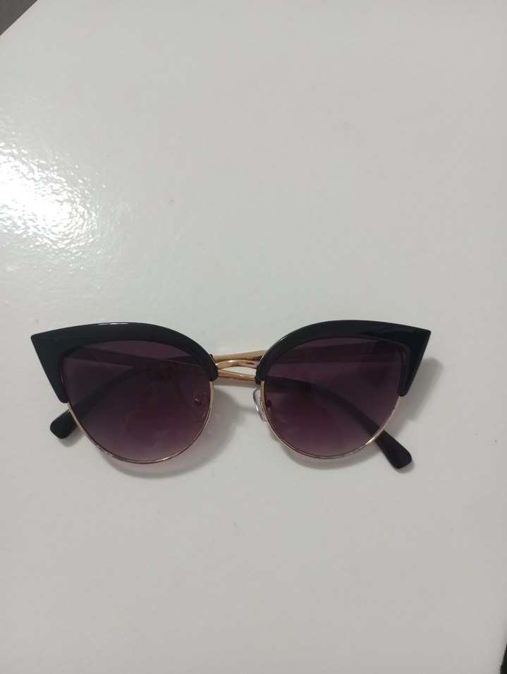 Fırfırlı Siyah Gotik Kadın Güneş Gözlüğü - Görsel 3