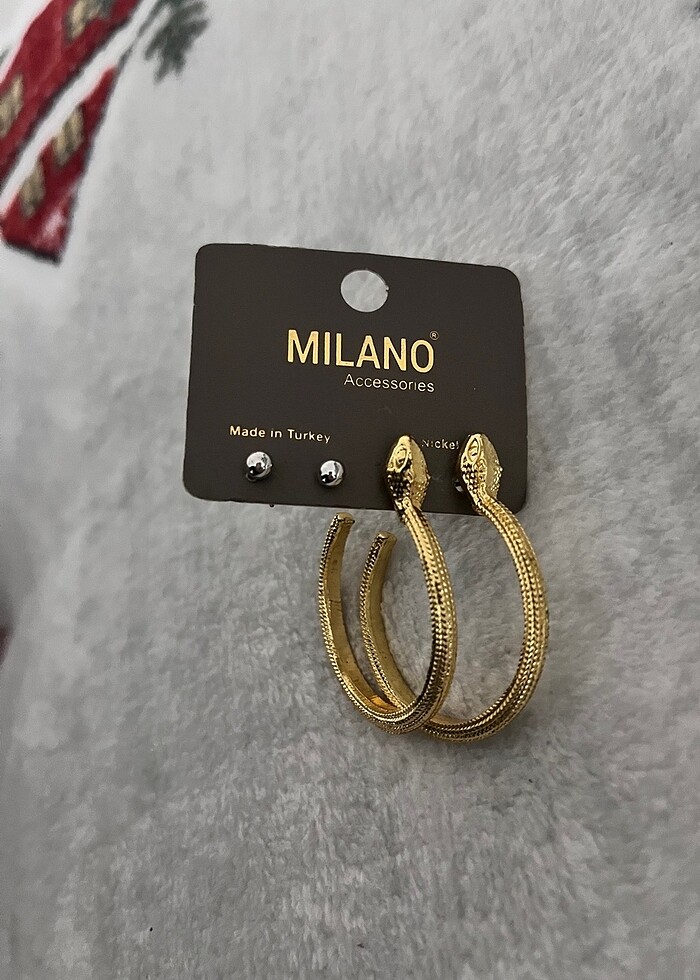 çelik küpe - Görsel 2