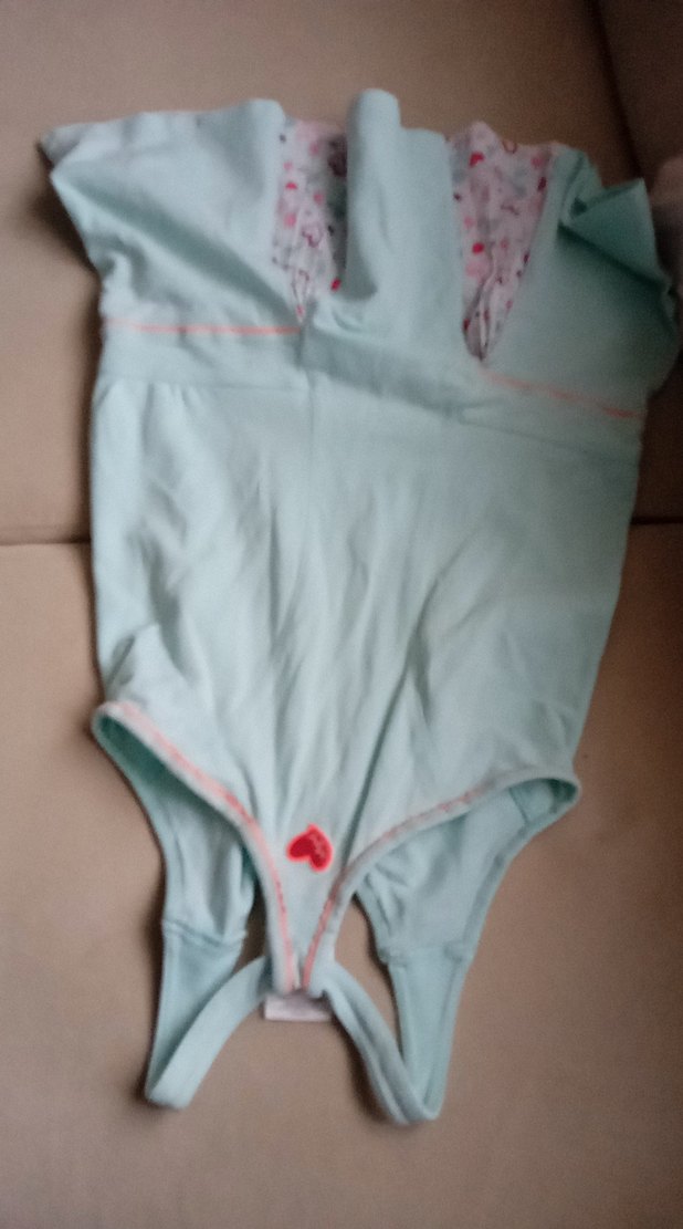 Kız Çocuk Turkuaz V Yaka Pliseli Elbise - Görsel 5