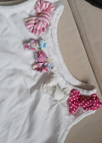 Beyaz Kız Çocuk Atlet - Görsel 3