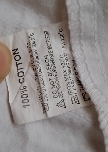 Kız Çocuk Beyaz Keten Kısa Kollu Gömlek - Görsel 5