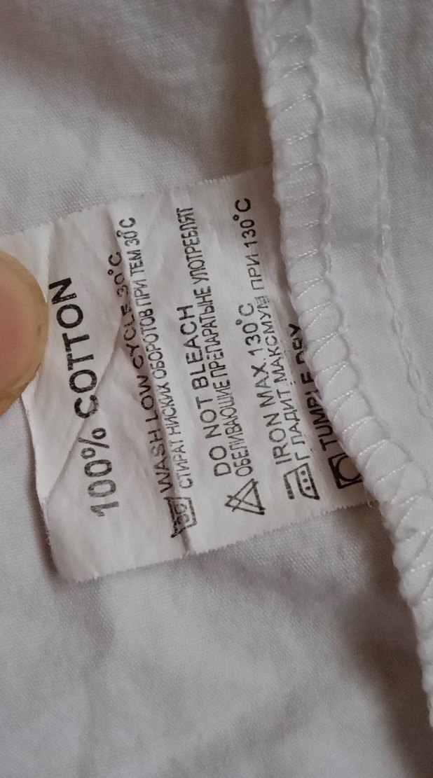 Kız Çocuk Beyaz Keten Kısa Kollu Gömlek - Görsel 5