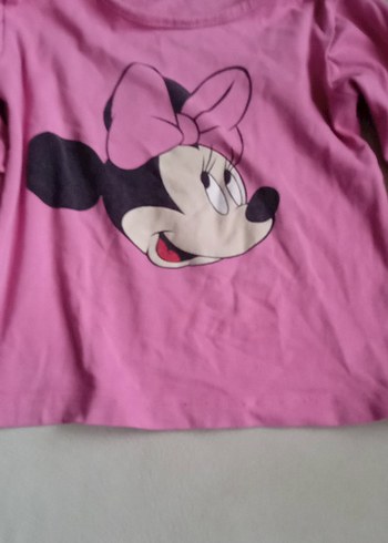 Pembe Kız Sweatshirt, Fırfırlı, Uzun Kollu - Görsel 3