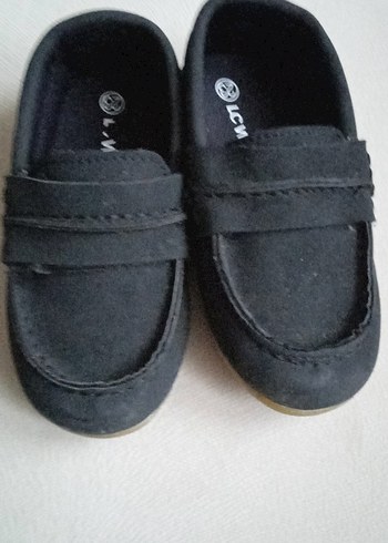 Siyah Erkek Çocuk Cırt Cırtlı Loafer Ayakkabı - Görsel 2