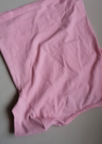 Kız Çocuk Renkli Baskılı Pembe Tişört - Görsel 3