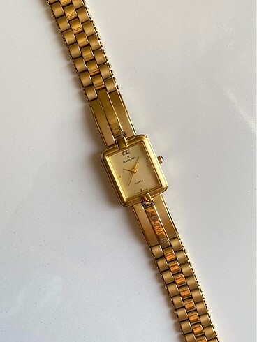 Luminance 24K Altın Kaplama Vintage Kol Saati
