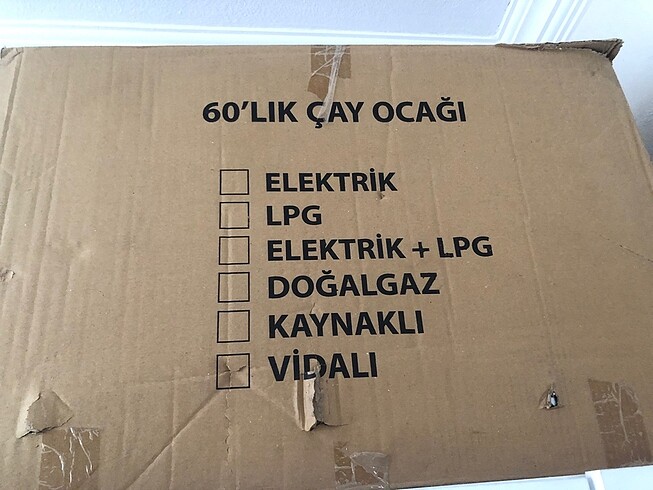 60lık elektrikli doğalgazlı çay ocağı