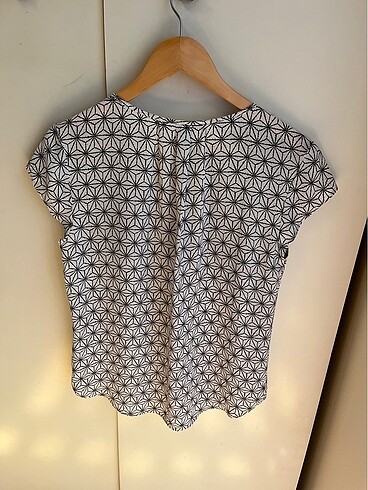 36 Beden beyaz Renk Polyester bluz