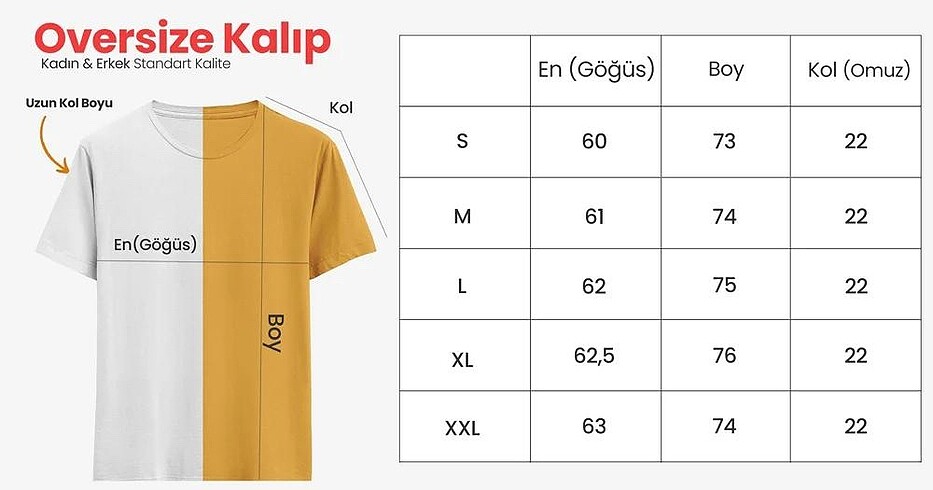 m Beden 0 Pamuk Oversize Tişört
