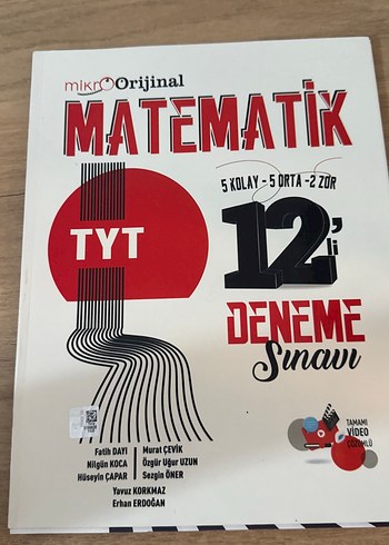 TYT Matematik 12'li Deneme Sınavı
