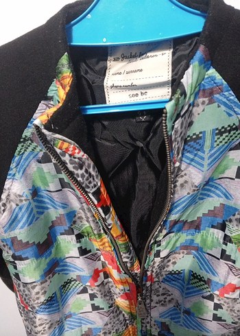 Erkek Çocuk Çok Renkli Baskılı Fermuarlı Ceket - Görsel 2