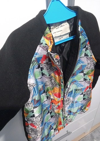 Erkek Çocuk Çok Renkli Baskılı Fermuarlı Ceket - Görsel 3