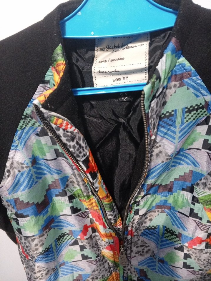 Erkek Çocuk Çok Renkli Baskılı Fermuarlı Ceket - Görsel 2