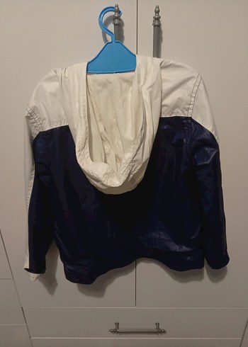 Erkek Çocuk Fermuarlı Mavi Yağmurluk - Görsel 2