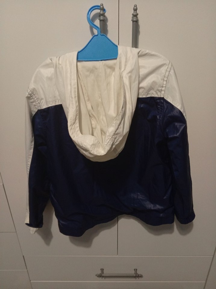 Erkek Çocuk Fermuarlı Mavi Yağmurluk - Görsel 2