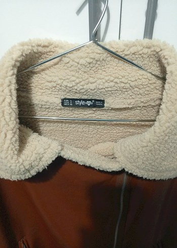 Kahverengi Kürklü Deri Kadın Mont - Görsel 2