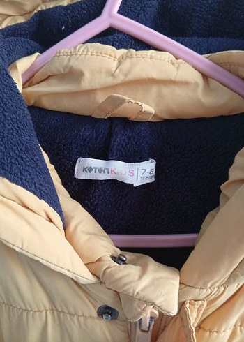 Sarı Düğmeli Erkek Çocuk Mont - Görsel 2