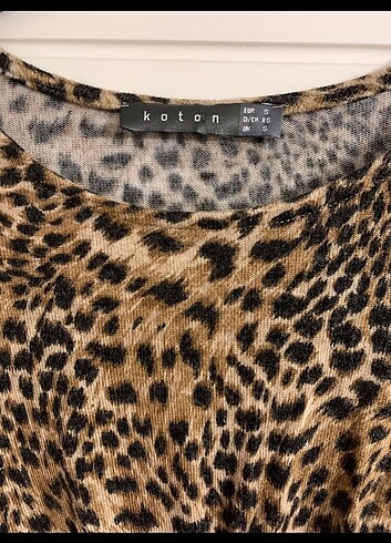 Koton Koton leopar elbise