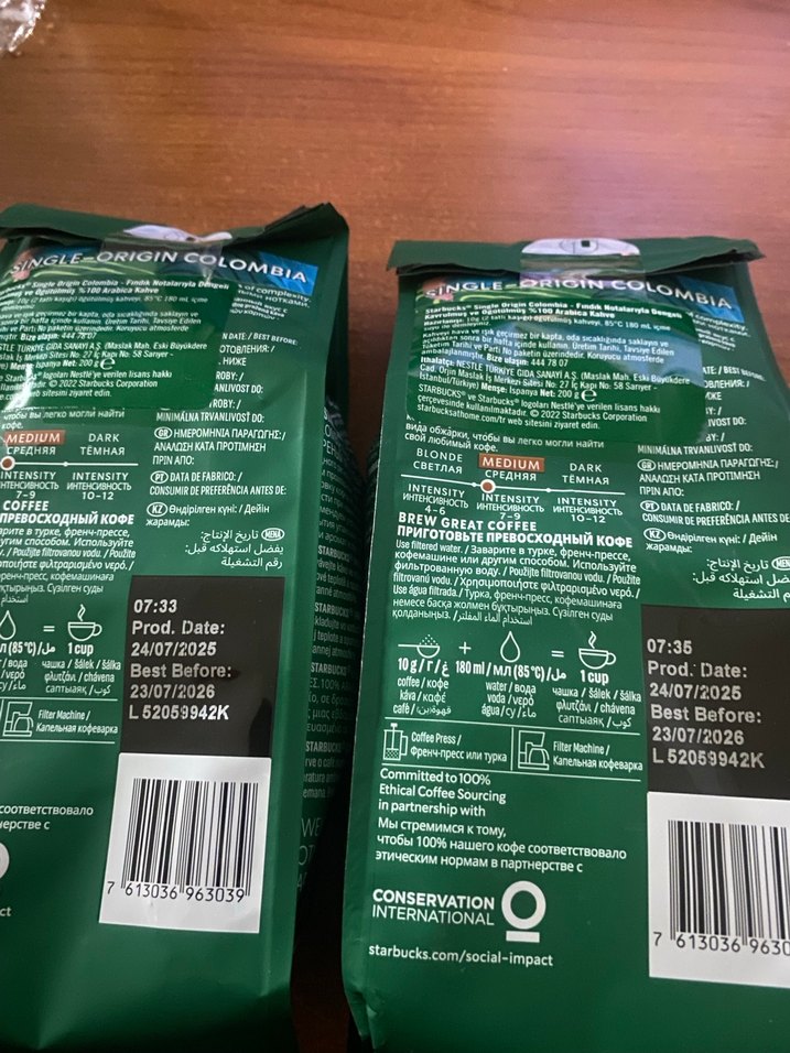 Starbucks Colombia Tek Köken Orta Kavrulmuş Kahve 2 sıfır paket - Görsel 2