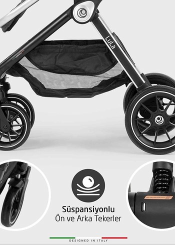 Elele Lula Travel Sistem Pusetli Bebek Arabası - Görsel 12