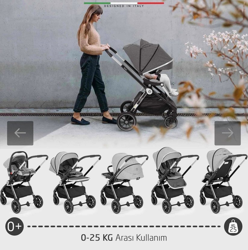 Elele Lula Travel Sistem Pusetli Bebek Arabası - Görsel 5