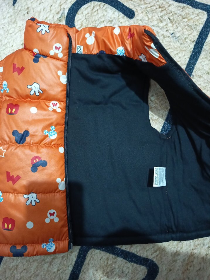 Çok Renkli Erkek Çocuk Fermuarlı Yelek - Görsel 3