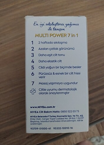 Beden Renk Nivea Q10 sıkılaştırıcı yağ