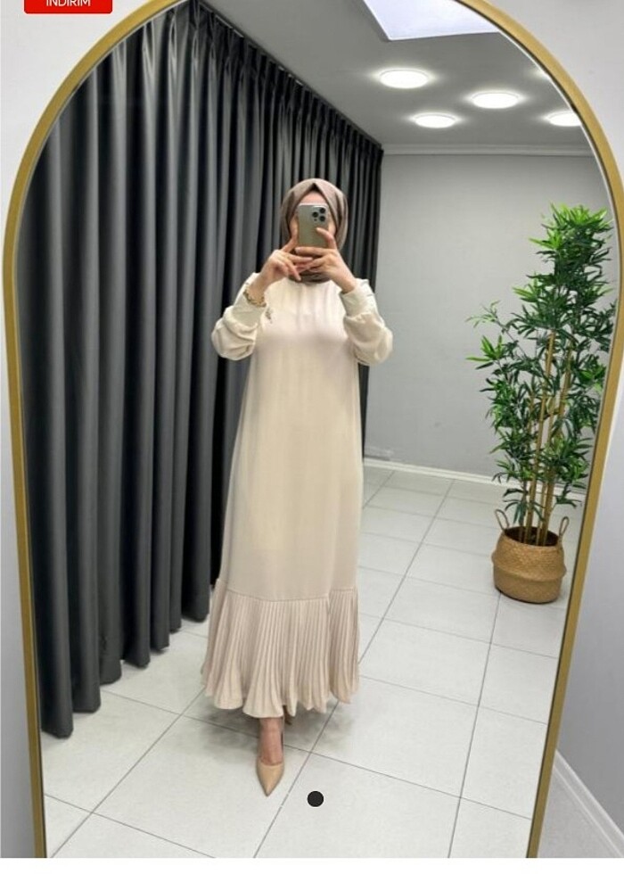 Puane elbise - Görsel 3