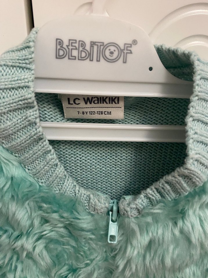 Kız Çocuk Peluş Yelek - Görsel 2