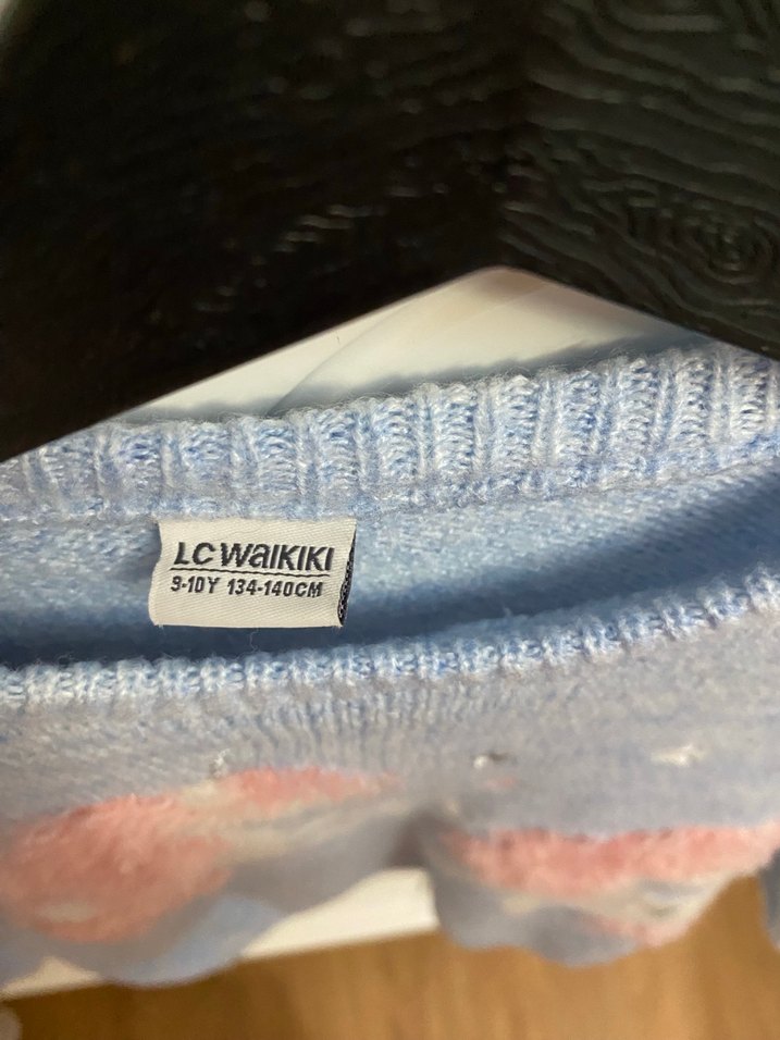 Kız çocuk peluş kazak - Görsel 2